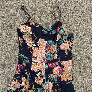Floral Spaghetti Strap jumpsuit